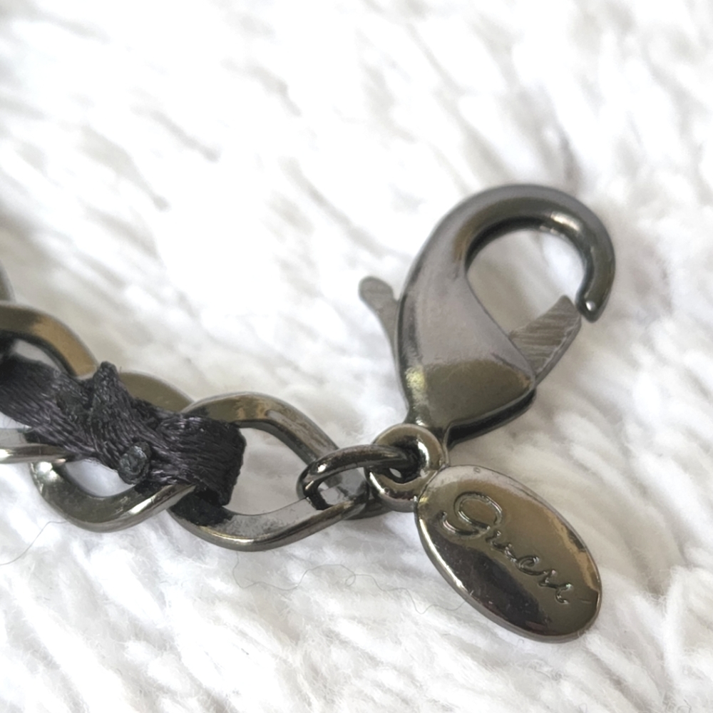 Guess black long necklace heart pendant - Picture 4 of 6